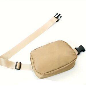 NEW Unisex Beige Fanny Bag